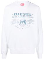 Diesel sweat en coton à logo imprimé - Blanc - thumbnail