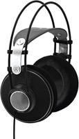 AKG K612PRO Open over-ear studio-hoofdtelefoon van premium referentieklasse, geavanceerde open technologie, leren hoofdbeugel, breed en breed klankspectrum, comfortabel design - zwart