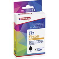 Edding Inktcartridge vervangt Epson T16XL (T1631) Compatibel Zwart EDD-312 18-312-01