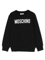 Moschino Kids sweat à logo imprimé - Noir - thumbnail