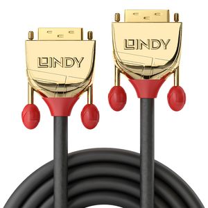 Lindy 36216 15m DVI-D DVI-D Goud DVI kabel