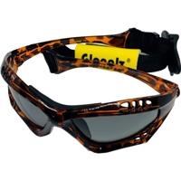 Glogglz Zwembril Finz Polycarbonaat Bruin/grijs One-size