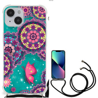 iPhone 14 Back Cover Cirkels en Vlinders