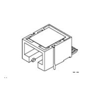 Molex Cat 3 Mod Jack/Plug 855025007 Bus Zwart 1 stuk(s)