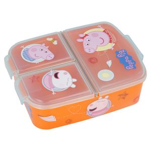 Peppa Pig Brooddoos met meerdere compartimenten