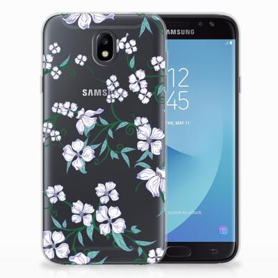 Samsung Galaxy J7 2017 | J7 Pro Uniek TPU Case Blossom White Samsung Galaxy J7 2017 | J7 Pro Uniek TPU Case Blossom White