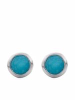 Monica Vinader petites puces d'oreilles ornées de turquoise - Argent