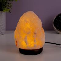 Zoutlamp met ledverlichting - Warm-wit licht