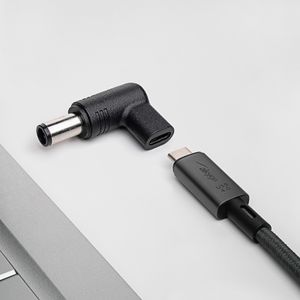 Akyga AK-ND-C07 tussenstuk voor kabels USB-C 7.4 x 5.0 mm Zwart