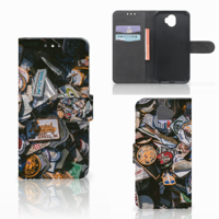 Wiko Wim Telefoonhoesje met foto Badges