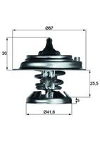 Thermostaat, koelvloeistof TX2975D - thumbnail