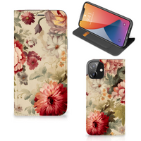 Smart Cover voor iPhone 12 | iPhone 12 Pro Bloemen - thumbnail