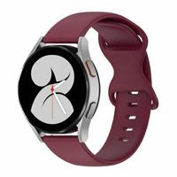 By Qubix - Solid color sportband - Bordeaux - Compatible met Xiaomi Redmi Watch 5 Active/Redmi Watch 5 Lite - Compatible Xiaomi bandje