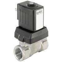 Bürkert 221758 2/2-weg magneetventiel voor vloeistoffen, 24 V/DC-aansluiting, G 3/8, kv-waarde 31,67 l/min, werkdruk (
