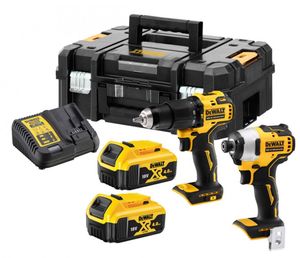 DeWalt DCK2062D2T-QW Comboset 18V 2,0Ah Li-Ion - DCD709 Accuklopboormachine + DCF809 Slagschroevendraaier - DCK2062D2T-QW