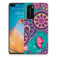 Huawei P40 Hoesje maken Cirkels en Vlinders