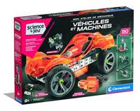 Clementoni - Bouwset voor kinderen van 8 jaar - Voertuigen en machines - 250 onderdelen - 50 verschillende moeilijkheidsgraden - Educatieve spelletjes voor kinderen - Made in Italy