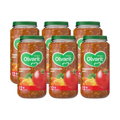 Olvarit babyvoeding vegetarische pasta 12+ mnd (6 x 250 gram) Olvarit babyvoeding vegetarische pasta 12+ mnd (6 x 250 gram)