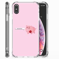 Apple iPhone X | Xs Stevig Bumper Hoesje Pig Mud - thumbnail