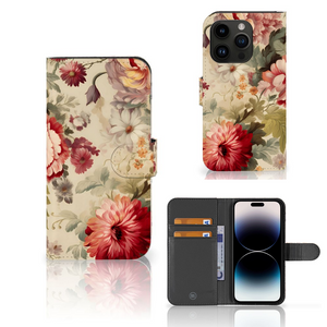 Hoesje voor iPhone 15 Pro Bloemen