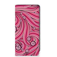 Samsung Galaxy A41 Bookcase Swirl Pink