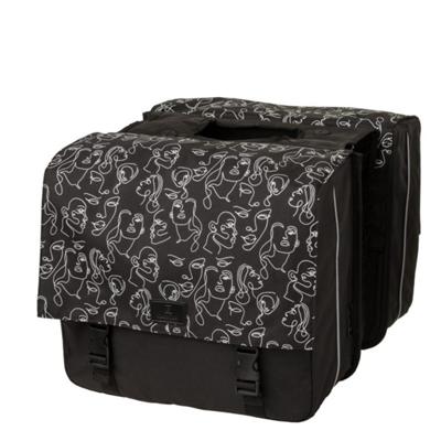 Fastrider Livia Dubbele Fietstas zwart Fastrider Livia Dubbele Fietstas zwart