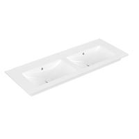 Villeroy & Boch Venticello Wastafel - 130x50cm - zonder kraangat - ceramic plus - wit 4111DJR1