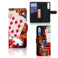 Sony Xperia 1 II Wallet Case met Pasjes Casino