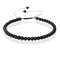 Memphis No.1 Armband - 4mm Agate Black