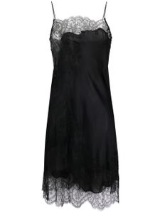 Carine Gilson robe-nuisette en dentelle - Noir