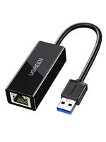 UGREEN USB 3.0 Ethernet Adapter USB naar RJ45 Netwerkadapter USB LAN 1000Mbps Gigabit Adapter Compatibel met Mi Box s, Mi Box 3, Switch, PC, Laptop, Desktop, Ondersteuning Mac OS, Windows 11/ 10/ 8/ 7, Linux