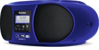 TechniSat DIGITRADIO 1990 Radio/CD-speler DAB+, VHF (FM) AUX, Bluetooth, CD, USB Acculaadfunctie, Wekfunctie Blauw - thumbnail