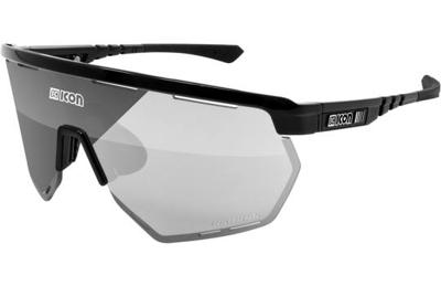 Scicon - Fietsbril - Aerowing - Zwart Gloss - Fotochrome Lens Zilver