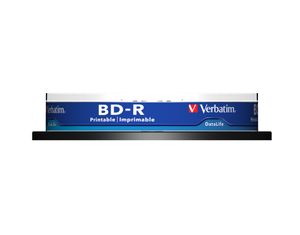 Verbatim BD-R Blu-Ray 25GB 6x 10st. Spindle Printable