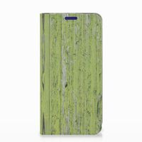 Samsung Galaxy S10e Book Wallet Case Green Wood