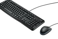 Logitech Desktop MK120 toetsenbord Inclusief muis Kantoor USB QWERTY UK International Zwart - thumbnail