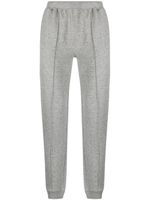 Corneliani pantalon de jogging droit à taille élastique - Gris