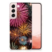 Samsung Galaxy S22 Silicone Back Cover Vuurwerk - thumbnail