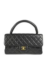 CHANEL Pre-Owned mini sac à main à rabat (1995) - Noir