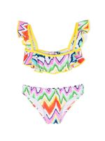 Nessi Byrd Kids bikini Akeno à imprimé zig zag - Multicolore - thumbnail