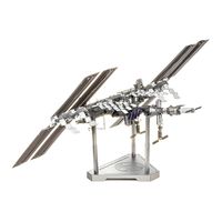 Metal Earth Iconx International Space Station (ISS) Metalen bouwpakket - thumbnail