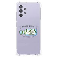 Samsung Galaxy A32 4G | A32 5G Enterprise Editie Stevig Bumper Hoesje Boho Bottle