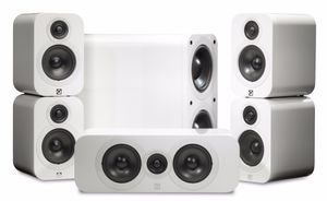 Q Acoustics: Q3000 Cinema Pack 5.1 - Wit