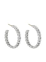 David Yurman boucles d'oreilles Belmont Curb Link en argent sterling