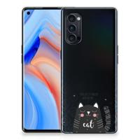 OPPO Reno4 Pro 5G Telefoonhoesje met Naam Cat Good Day