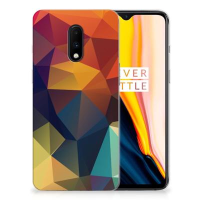 OnePlus 7 TPU Hoesje Polygon Color