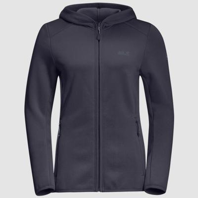 Jack Wolfskin Turbulence fleece dames wandeljas (Kleur: donkergrijs, Maat: L) Jack Wolfskin Turbulence fleece dames wandeljas (Kleur: donkergrijs, Maat: L)