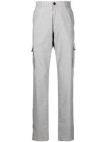 Moorer stretch-cotton cargo pants - Gris