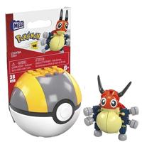 Mega Construx Pokemon Poke Ball en Ledyba figuur om te bouwen, bouwstenen, 38 stuks, voor kinderen vanaf 6 jaar, HHL18