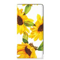 Smart Cover voor Samsung Galaxy A21s Zonnebloemen